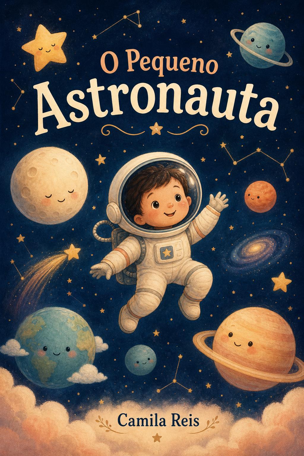 Capa do livro O Pequeno Astronauta