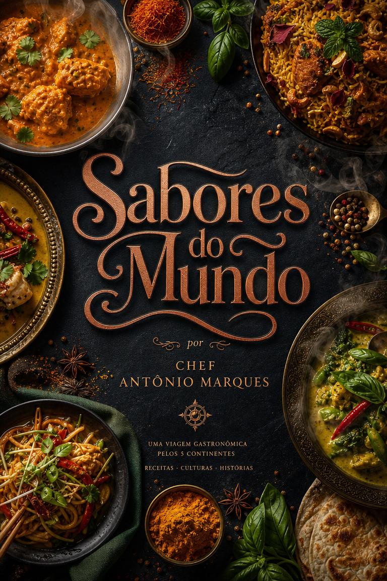 Capa do livro Sabores do Mundo